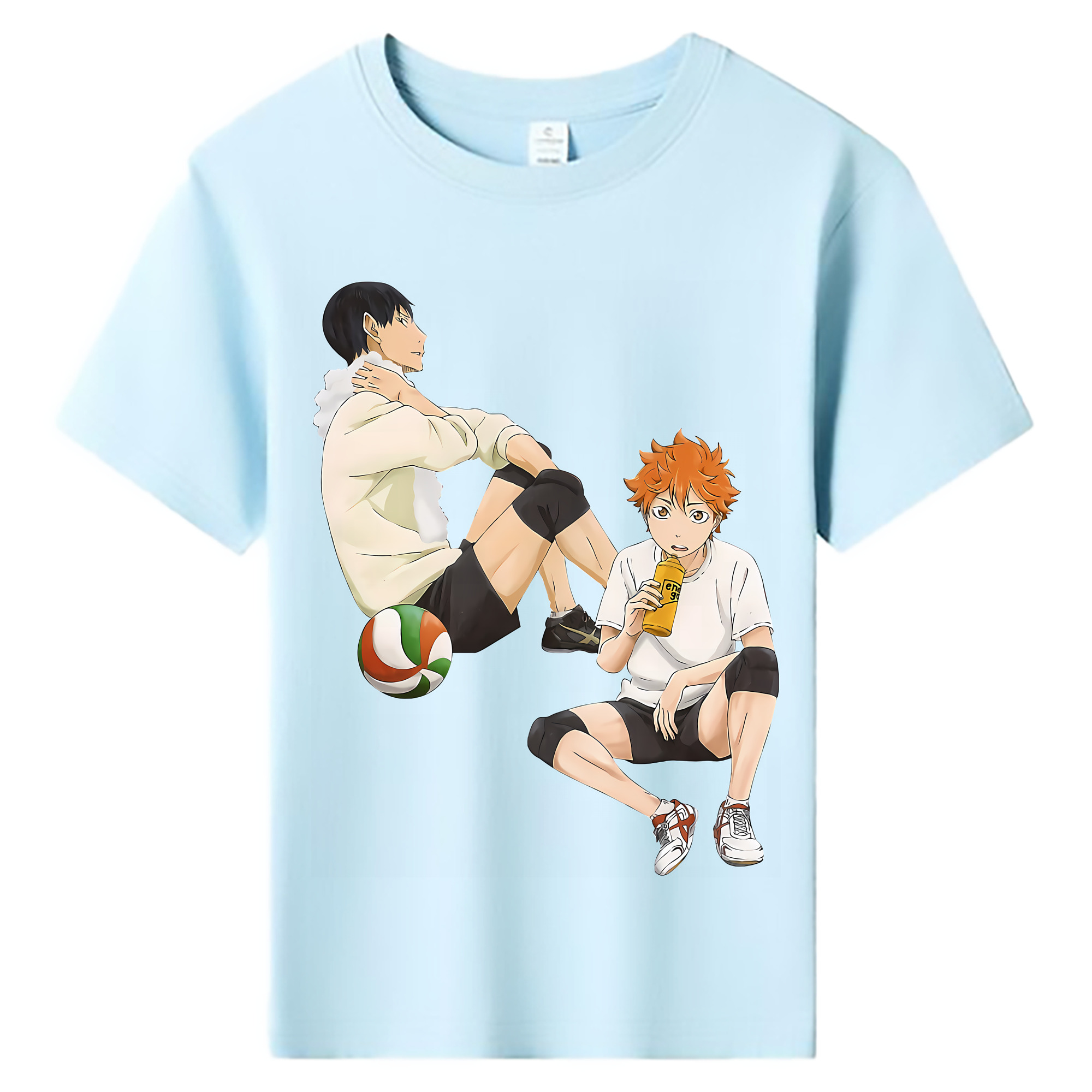 （画像用） ハイキュー!! Haikyu!! 綿100％キッズTシャツ（フロントプリント）